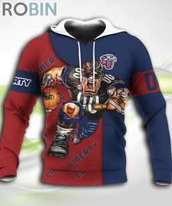 Liberty Flames NCAA Hoodie Football Go On