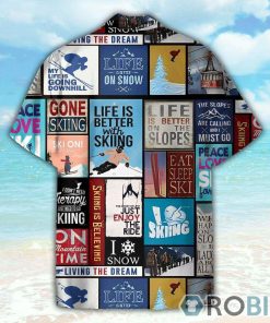 Life Is Better With Skiing Hawaiian Shirt