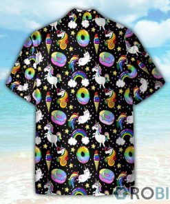 Life Is Better With Unicorn And Donuts Hawaiian Shirt