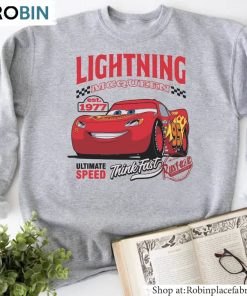 Lightning Mcqueen Shirt, Disney Birthday Sweater Long Sleeve Lightning Mcqueen Shirt, Disney Birthday Sweater Long Sleeve
