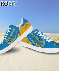 Los Angeles Chargers Personalized Stan Smith Sneakers Los Angeles Chargers Personalized Stan Smith Sneakers