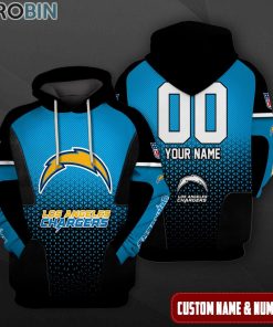 los-angeles-chargers-polygon-pattern-design-3d-hoodie-1