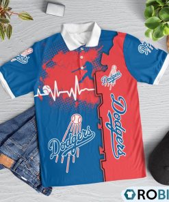 los-angeles-dodgers-heartbeat-polo-shirt