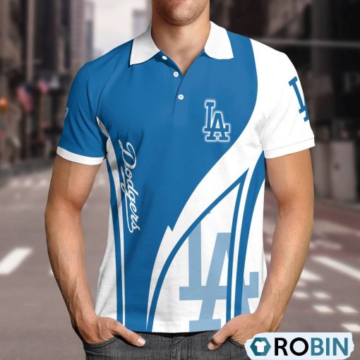 Los Angeles Dodgers Magic Team Logo Polo Shirt, Dodgers Fan Shirt for Sale