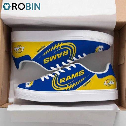 Los Angeles Rams Football Design Personalized Stan Smith Sneakers