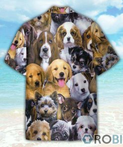 Lots Of Adorable Puppy Hawaiian Shirt Lots Of Adorable Puppy Hawaiian Shirt