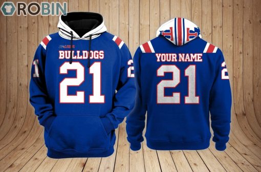Louisiana Tech Bulldogs football Hoodie Custom Name and Number