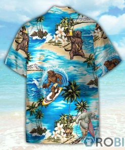 Love Bear Summer Vibe Funny Button’s Up Shirts Hawaiian Shirt
