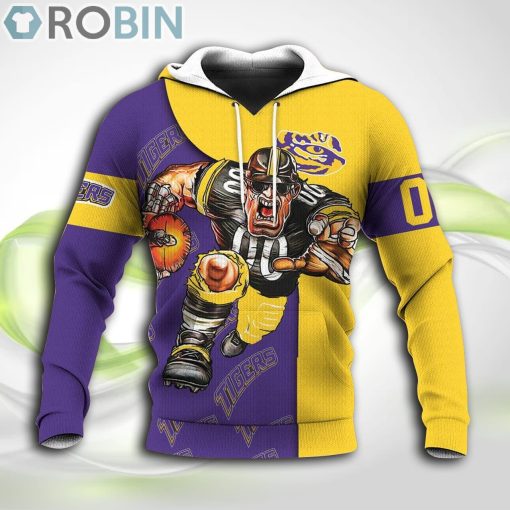 LSU Tigers NCAA Hoodie Football Go On