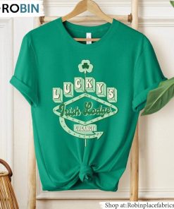 Lucky’s Irish Lodge Shirt, Clover Short Sleeve Long Sleeve Lucky’s Irish Lodge Shirt, Clover Short Sleeve Long Sleeve
