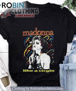 Madonna Like A Virgin Unisex Shirt, Hoodie, Sweatshirt, Madonna Shirt Fan Gift, Madonna Vintage Shirt