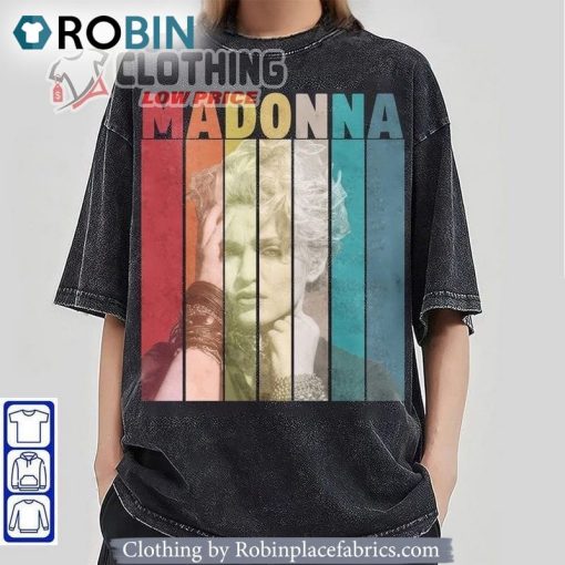 Madonna Retro Vintage Unisex Shirt, Hoodie, Sweatshirt, Madonna Shirt, Vintage Madonna Shirt World Tour 2024
