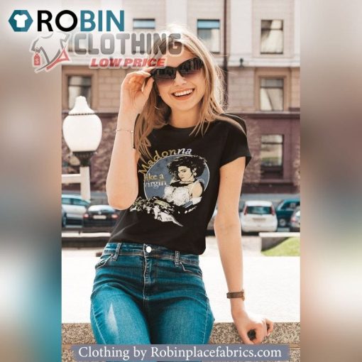 Madonna Shirt, Madonna Like A Virgin Tshirt, Madonna Unisex Shirt, Madonna Sweatshit