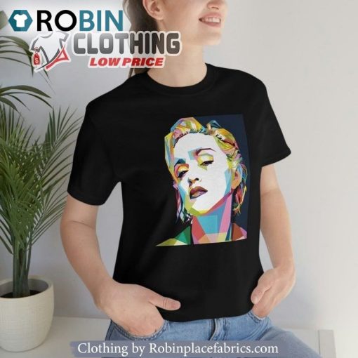 Madonna Tshirt, Womens Fitted Tshirt, Music Clothes