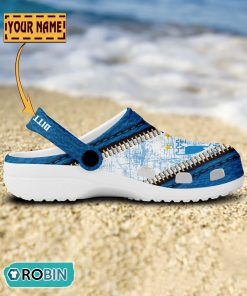 Malm� FF Leather Zip Design Crocs Shoes