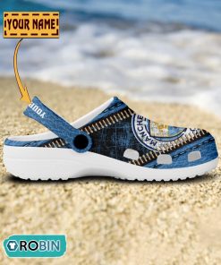 Manchester City F.C Leather Zip Design Crocs Shoes Manchester City F.C Leather Zip Design Crocs Shoes