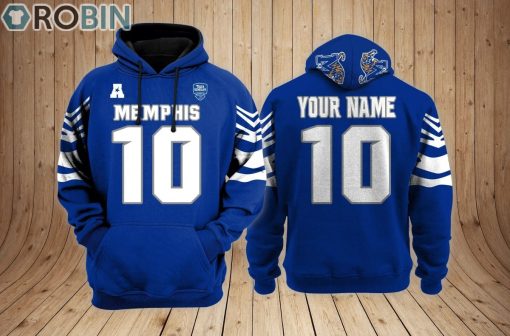 Memphis Tigers football Hoodie Custom Name and Number
