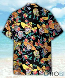 Mexico Benny’s Sugar Skulls Day Of The Dead Camp Hawaiian Shirt Mexico Benny’s Sugar Skulls Day Of The Dead Camp Hawaiian Shirt