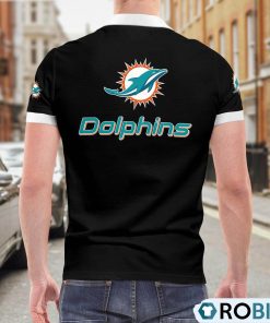 Miami Dolphins American Flag Polo Shirt, Miami Dolphins Fan Shirt for Sale