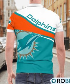 Miami Dolphins Comprehensive Charm Polo Shirt, Miami Dolphins Merch