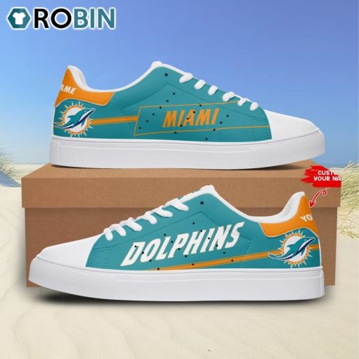 Miami Dolphins Football Personalized Stan Smith Sneakers