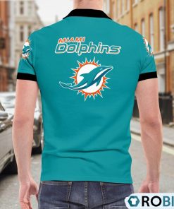 Miami Dolphins Heartbeat Polo Shirt, Dolphins Clothing