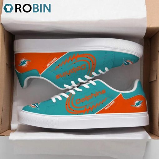 Miami Dolphins Personalized Stan Smith Sneakers