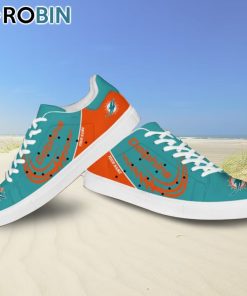 Miami Dolphins Personalized Stan Smith Sneakers