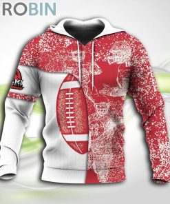 Miami RedHawks NCAA Hoodie Graffiti Spray