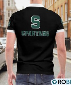 Michigan State Spartans American Flag Polo Shirt, Michigan State Spartans Merch Michigan State Spartans American Flag Polo Shirt, Michigan State Spartans Merch