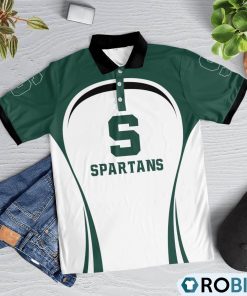 michigan-state-spartans-curve-casual-polo-shirt