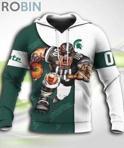 Michigan State Spartans NCAA Hoodie Football Go On Michigan State Spartans NCAA Hoodie Football Go On