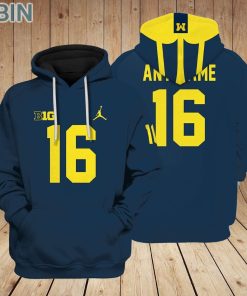 Michigan Wolverines football Logo Design Hoodie Custom Hoodie