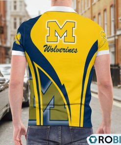 Michigan Wolverines Magic Team Logo Polo Shirt, Wolverines Clothing