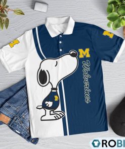 michigan-wolverines-snoopy-polo-shirt