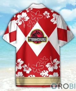 Mighty Morphin Power Ranger Red Cosplay Costume Hawaiian Shirt Mighty Morphin Power Ranger Red Cosplay Costume Hawaiian Shirt