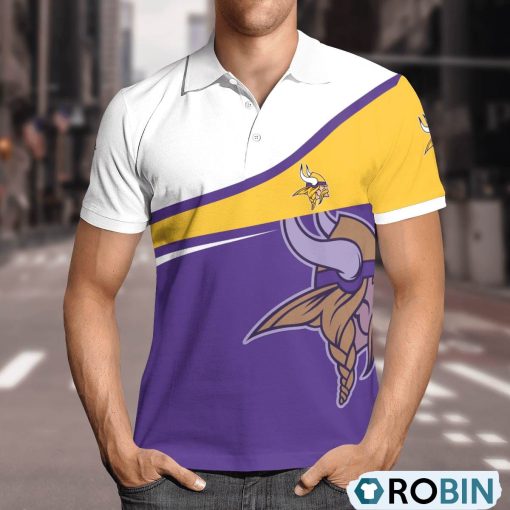 Minnesota Vikings Comprehensive Charm Polo Shirt, Minnesota Vikings Unique Gifts