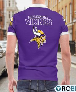 Minnesota Vikings Heartbeat Polo Shirt, Vikings Team Gifts