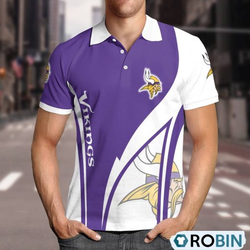 Minnesota Vikings Magic Team Logo Polo Shirt, Minnesota Vikings Apparel