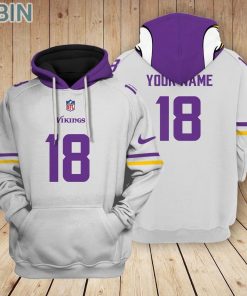 Minnesota Vikings Teams Hoodie Custom Name and Number