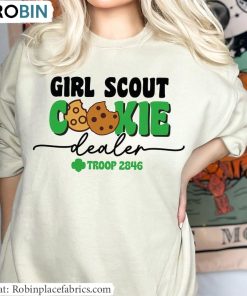 Modern Girl Scout Cookie Dealer Sweatshirt, Cute Cookie Dealer Shirt Long Sleeve Modern Girl Scout Cookie Dealer Sweatshirt, Cute Cookie Dealer Shirt Long Sleeve