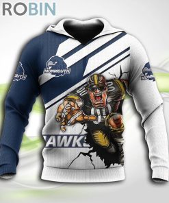 Monmouth Hawks NCAA Hoodie American Football