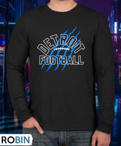 Monstars Detroit Football Scratches Lions Shirt