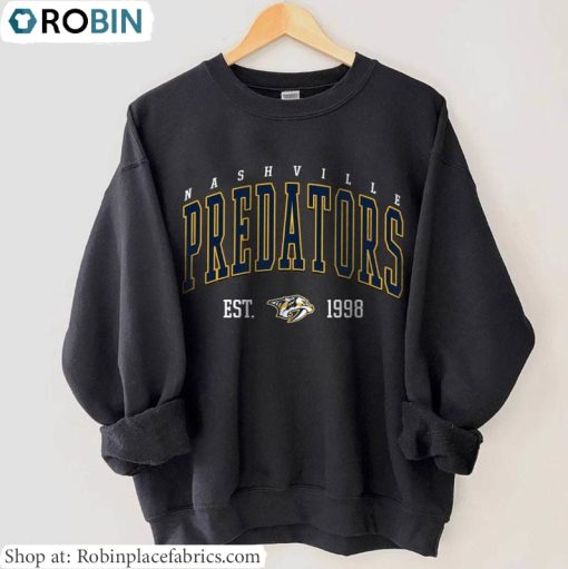 Nashville Hockey Unisex Hoodie, Nashville Predators Shirt Unisex T Shirt