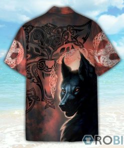 Native American Wolf Button’s Up Shirts, Hawaiian Shirt
