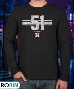 Nebraska Basketball Rienk Mast 51 Shirt Nebraska Basketball Rienk Mast 51 Shirt