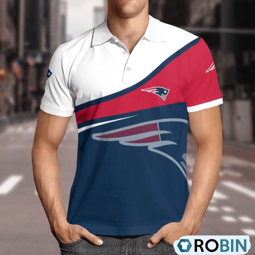 New England Patriots Comprehensive Charm Polo Shirt, Patriots Apparel