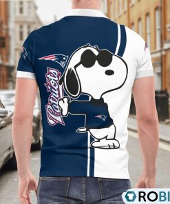 New England Patriots Snoopy Polo Shirt, Patriots Gifts