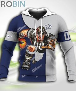 New Hampshire Wildcats NCAA Hoodie Football Go On