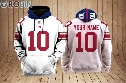 New York Giants Teams Hoodie Custom Name and Number